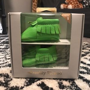 Freshly Picked Moccasins Size 1 Green